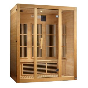 Asusauna "Bellevue" 3-Person Low EMF FAR Infrared Sauna-Asusauna